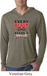 Mens Fitness Shirt Every Beast Lightweight Hoodie Tee T-Shirt