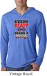 Mens Fitness Shirt Every Beast Lightweight Hoodie Tee T-Shirt