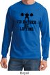 Mens Fitness Shirt I Rather Be Lifting Long Sleeve Tee T-Shirt