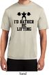Mens Fitness Shirt I Rather Be Lifting Moisture Wicking Tee T-Shirt
