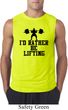 Mens Fitness Shirt I Rather Be Lifting Sleeveless Tee T-Shirt