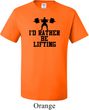Mens Fitness Shirt I Rather Be Lifting Tall Tee T-Shirt