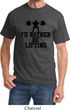 Mens Fitness Shirt I Rather Be Lifting Tee T-Shirt