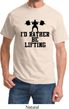 Mens Fitness Shirt I Rather Be Lifting Tee T-Shirt