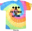 Mens Fitness Shirt I Rather Be Lifting Tie Dye Tee T-shirt