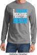 Mens Fitness Shirt I Train For Beer Long Sleeve Tee