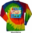 Mens Fitness Shirt I Train For Beer Long Sleeve Tie Dye Tee T-shirt