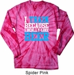 Mens Fitness Shirt I Train For Beer Long Sleeve Tie Dye Tee T-shirt