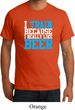 Mens Fitness Shirt I Train For Beer Organic Tee T-Shirt