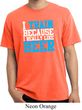 Mens Fitness Shirt I Train For Beer Pigment Dyed Tee T-Shirt