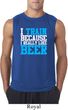 Mens Fitness Shirt I Train For Beer Sleeveless Tee T-Shirt