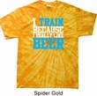Mens Fitness Shirt I Train For Beer Spider Tie Dye Tee T-shirt