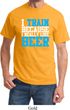 Mens Fitness Shirt I Train For Beer Tee T-Shirt