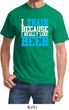 Mens Fitness Shirt I Train For Beer Tee T-Shirt