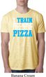 Mens Fitness Shirt I Train For Pizza Burnout Tee T-Shirt