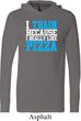 Mens Fitness Shirt I Train For Pizza Lightweight Hoodie Tee