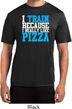 Mens Fitness Shirt I Train For Pizza Moisture Wicking Tee