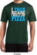 Mens Fitness Shirt I Train For Pizza Moisture Wicking Tee