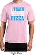 Mens Fitness Shirt I Train For Pizza Moisture Wicking Tee