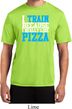 Mens Fitness Shirt I Train For Pizza Moisture Wicking Tee