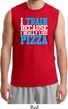 Mens Fitness Shirt I Train For Pizza Muscle Tee T-Shirt