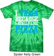 Mens Fitness Shirt I Train For Pizza Spider Tie Dye Tee T-shirt
