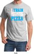Mens Fitness Shirt I Train For Pizza Tee T-Shirt