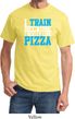 Mens Fitness Shirt I Train For Pizza Tee T-Shirt