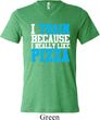 Mens Fitness Shirt I Train For Pizza Tri Blend V-neck Tee