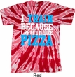 Mens Fitness Shirt I Train For Pizza Twist Tie Dye Tee T-shirt