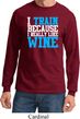 Mens Fitness Shirt I Train For Wine Long Sleeve Tee T-Shirt