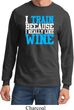 Mens Fitness Shirt I Train For Wine Long Sleeve Tee T-Shirt