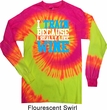 Mens Fitness Shirt I Train For Wine Long Sleeve Tie Dye Tee T-shirt