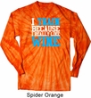 Mens Fitness Shirt I Train For Wine Long Sleeve Tie Dye Tee T-shirt