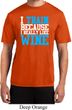 Mens Fitness Shirt I Train For Wine Moisture Wicking Tee T-Shirt
