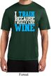Mens Fitness Shirt I Train For Wine Moisture Wicking Tee T-Shirt