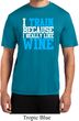 Mens Fitness Shirt I Train For Wine Moisture Wicking Tee T-Shirt