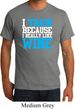 Mens Fitness Shirt I Train For Wine Organic Tee T-Shirt