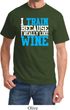 Mens Fitness Shirt I Train For Wine Tee T-Shirt
