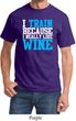 Mens Fitness Shirt I Train For Wine Tee T-Shirt