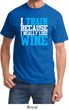 Mens Fitness Shirt I Train For Wine Tee T-Shirt