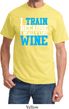 Mens Fitness Shirt I Train For Wine Tee T-Shirt