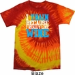 Mens Fitness Shirt I Train For Wine Tie Dye Tee T-shirt