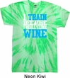 Mens Fitness Shirt I Train For Wine Twist Tie Dye Tee T-shirt