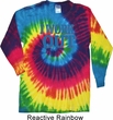 Mens Fitness Shirt I Work Out Long Sleeve Tie Dye Tee T-shirt