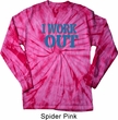 Mens Fitness Shirt I Work Out Long Sleeve Tie Dye Tee T-shirt