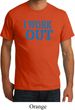 Mens Fitness Shirt I Work Out Organic Tee T-Shirt
