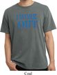 Mens Fitness Shirt I Work Out Pigment Dyed Tee T-Shirt