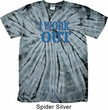 Mens Fitness Shirt I Work Out Spider Tie Dye Tee T-shirt