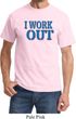 Mens Fitness Shirt I Work Out Tee T-Shirt